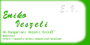 eniko veszeli business card